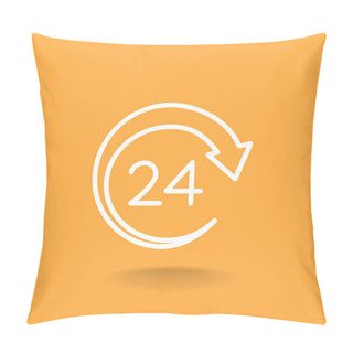 Personality  Twenty Four Hours Icon Pillow Covers