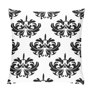 Personality  Damask Style Arabesque Pattern With A Floral Motif Pillow Covers
