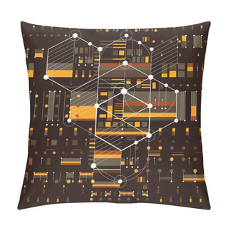 Personality  Mechanical Scheme Engineering Drawing  Pillow Covers