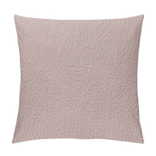 Personality  Beige Leather Texture Background With Pattern, Closeup Pillow Covers