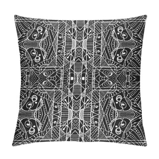 Personality  Black And White Geometric Artwork Pillow Covers