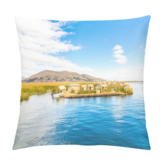 Personality  Floating Islands On Lake Titicaca Puno Pillow Covers