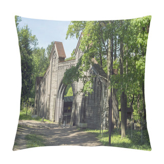 Personality  Entrance To The Park Of Mon Repos. Vyborg Pillow Covers