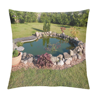 Personality  Beautiful Classical Garden Fish Pond Pillow Covers