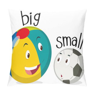Personality  Two Balls One Big And One Small Pillow Covers