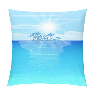 Personality  Palm Island Pillow Covers