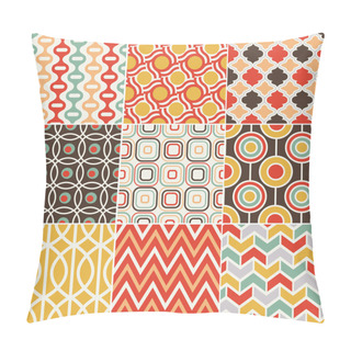 Personality  Seamless Retro Pattern Pillow Covers