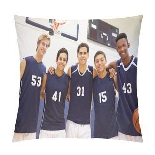 Personality  Members Of Male Basketball Team Pillow Covers