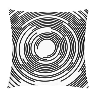 Personality  Abstract Concentric Circles Background Pillow Covers