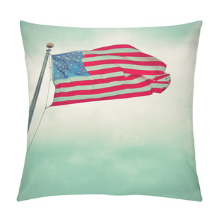 Personality  US Flag In The Liberty Park 9-11 Memorial - Vintage Pillow Covers