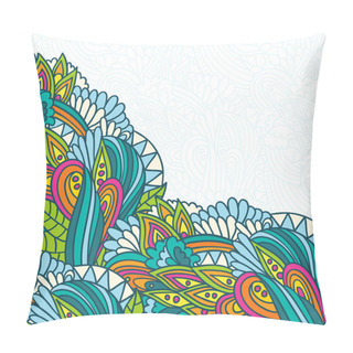 Personality  Wavy Sketch Template Pillow Covers