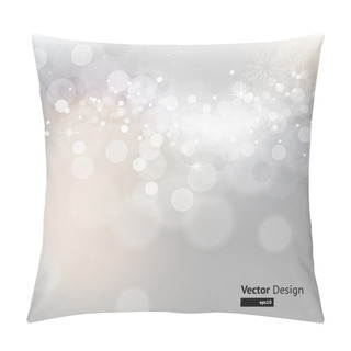 Personality  Abstract Snowflake Background Pillow Covers
