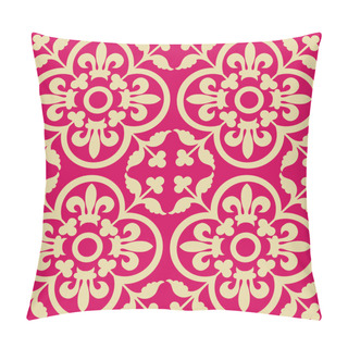 Personality Red Royal Pattern Pillow Covers