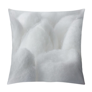 Personality  Cotton Ball Texture Close Up And Faded Out Pillow Covers