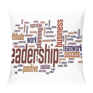 Personality  Leadership Word Cloud Pillow Covers