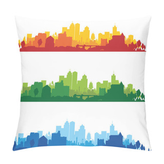 Personality Cityscapes Pillow Covers