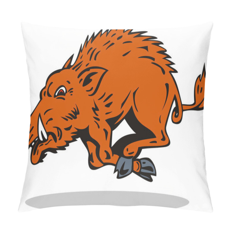 Personality  Wild Hog Jumping pillow covers