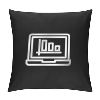 Personality  Analysis Silver Plated Metallic Icon Pillow Covers