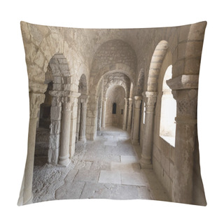 Personality  Romanesque Chapel Of St. Peter In Montmajour  Abbey    Near Arles, France. Pillow Covers