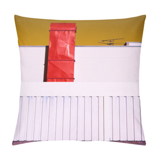 Personality  Modern Chimney On Roof Pillow Covers