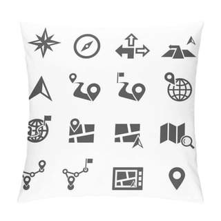 Personality  Navigation Icon Pillow Covers