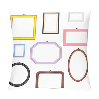 Personality  Photo Frames Set. Vector Pillow Covers