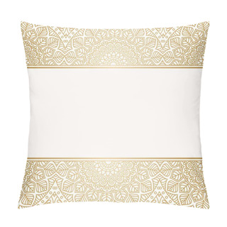 Personality  Invitation Card With Mandala. Pillow Covers