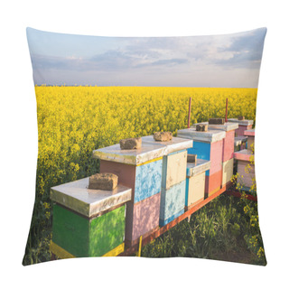 Personality  Apiary In The Field  Pillow Covers