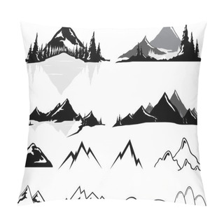 Personality  Mountains And Hills, Realistic Or Stylized Pillow Covers
