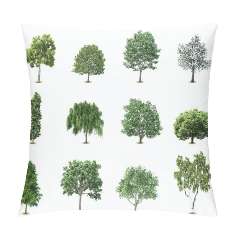 Personality  Set Trees. Vector pillow covers
