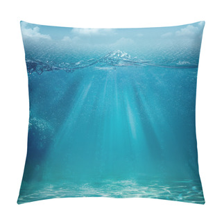 Personality  Abstract Sea And Ocean Backgrounds For Your Design Pillow Covers