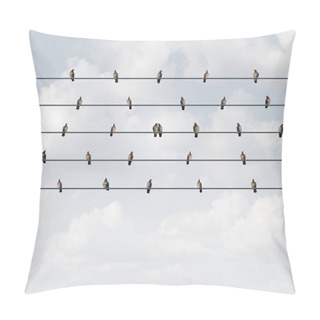 Personality  Online Dating Concept Pillow Covers