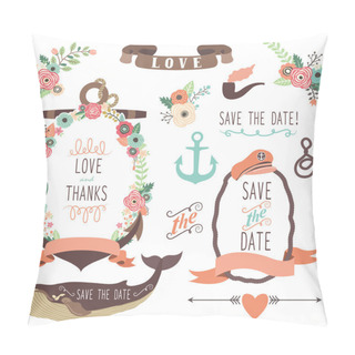Personality  Nautical Sea Wedding Collections Pillow Covers
