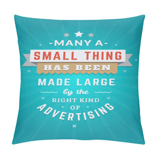 Personality  Inspirational And Motivational Quotes Typographic Poster Design In Flat Style. Vector Template For Print Design. Vector Quote, Quote Concept, Quote Background, Poster Template. Advertising Concept Pillow Covers