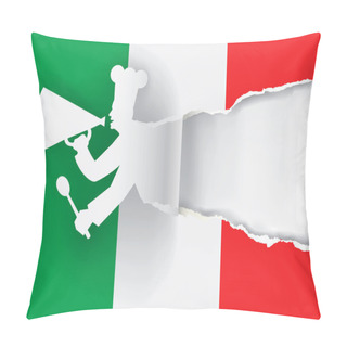Personality  Italian Regional Cuisine Promotion Template Pillow Covers