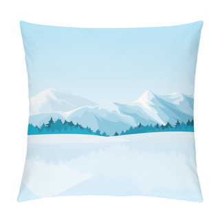 Personality  Winter Mountains Pillow Covers