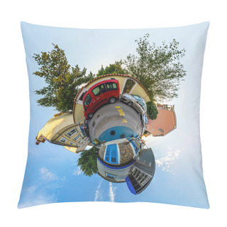 Personality  Little Planet View Of Typical Croatian Street Pillow Covers