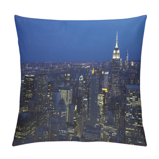 Personality  New York City Manhattan Aerial View Pillow Covers