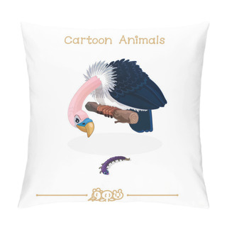 Personality   Toons Series Cartoon Animals: Predator Bird Vulture Pillow Covers