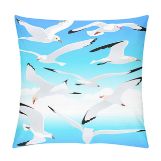 Personality  Sea Gull Set Pillow Covers
