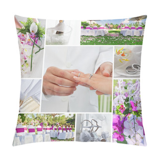 Personality  Wedding Collage Pillow Covers