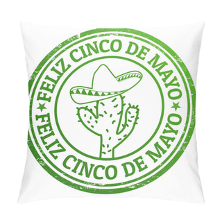 Personality  Feliz Cinco De Mayo Stamp Pillow Covers