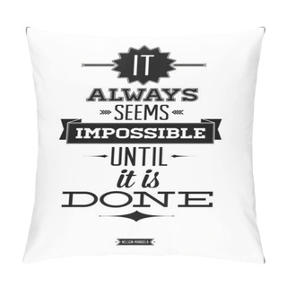 Personality  Poster Vintage Style Pillow Covers