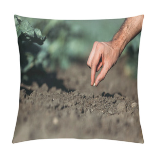 Personality  Farmer Sowing Seed  Pillow Covers