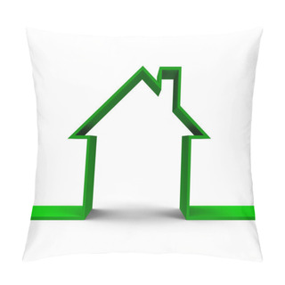 Personality  House Outline Concept Pillow Covers