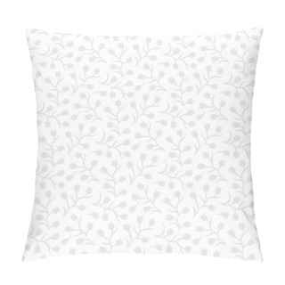 Personality  White Floral Texture With Small Ditsy Flowers Pillow Covers