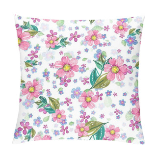 Personality  Watercolor Beautiful Floral Design, Seamless Pattern Pillow Covers