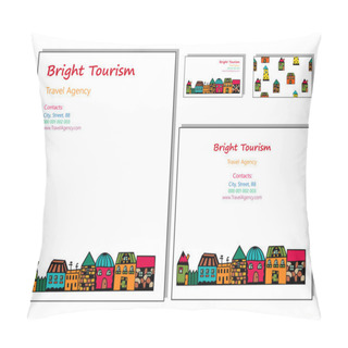 Personality  Travel Background Design. Pillow Covers