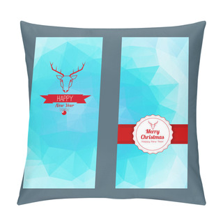 Personality  Abstract Winter Background Pillow Covers