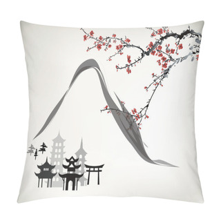 Personality  Mountain Pavilion Pillow Covers